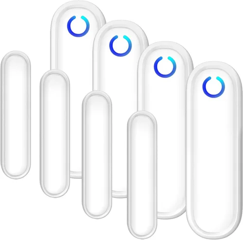 Miniatura 13 de Fosmon WaveLink - Timbre de puerta inalámbrico con rango de 500 pies, 58 melodías, 5 niveles de volumen e indicadores LED para hogar