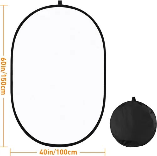 Miniatura 2 de Difusor de luz suave de 40 x 60 pulgadas, panel reflector plegable, difusión de iluminación para estudio y fotografía al aire libre, grabación