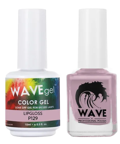 Miniatura 44 de WAVEGEL - Juego dúo de gel y esmalte de uñas a juego - Colección Simplicity - #P109 Blizzard I 0.5 onzas