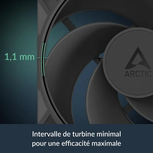 Miniatura 7 de ARCTIC P12 Pro Reverse – Paquete de 3 – Ventilador Premium de 120 mm con Flujo de Aire Inverso, Ventilador PWM con Splitter de Cable Y, 500-3000
