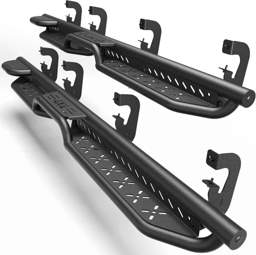 Miniatura 28 de Estribos para Wrangler JK 2007-2018, pasos de trabajo de acero resistente Heavy-Duty Work Steps, 550-LB Capacity, Easy Cab & Bed Access, Jobsite