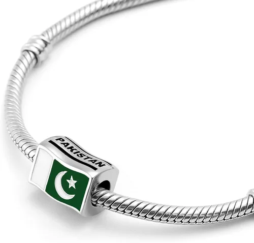 Miniatura 22 de Bolenvi Banderas Travel Country, dijes para el día de la madre, plata de ley 925 para pandora y pulseras o collares similares, joyería para mujeres