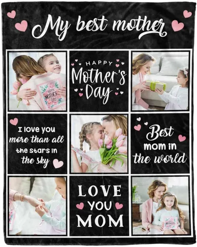 Miniatura 22 de D-Story Mantas personalizadas con imágenes para un papá, para el Día del Padre, mantas con imágenes personalizadas, regalos para el Día del Padre