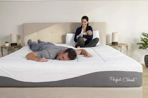 Miniatura 9 de Colchón de espuma de memoria Gel-Max UltraPlush de 10 pulgadas, diseño chulo, de Perfect Cloud, Memory Foam, Blanco, gris