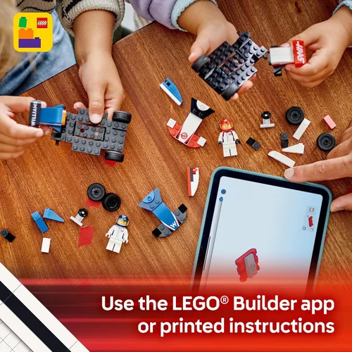 Miniatura 4 de LEGO City F1 Williams Racing & Haas F1 - Juguete de construcción de autos para niños, niños y niñas, a partir de 4 años, juguete preescolar