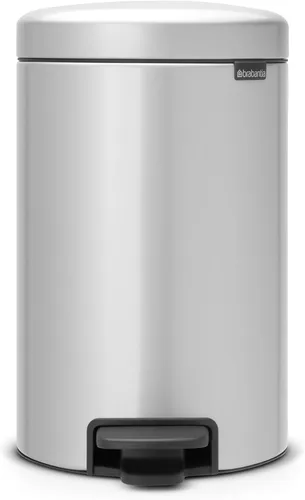 Miniatura 42 de Brabantia NewIcon - Cubo de basura con pedal de cierre suave para cocina, con cubo extraíble, 3.2 galones, azul soñado Azul (Dreamy Blue)