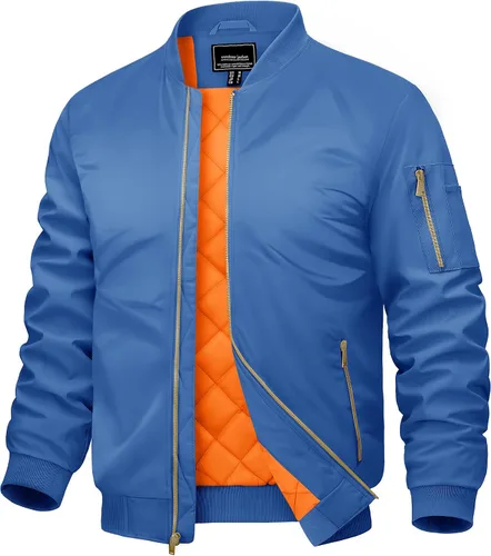 Miniatura 18 de CRYSULLY Chaqueta para hombre Otoño Invierno Espesar Cortavientos Chaquetas Bomber Abrigos Acolchados