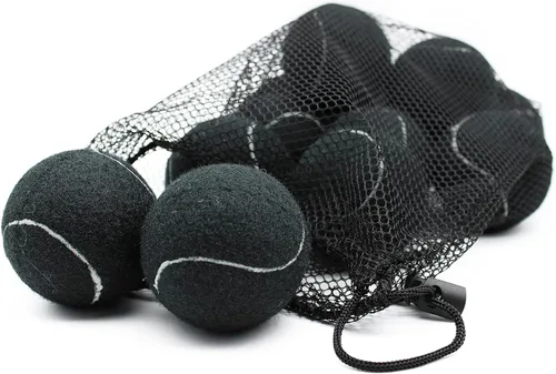 Miniatura 4 de Magicorange Pelotas de tenis, paquete de 12 pelotas de tenis de entrenamiento avanzado, pelotas de práctica, vienen con bolsa de malla para un fácil