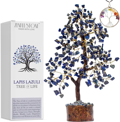 Miniatura 21 de Árbol de cristal de 7 chakras, árbol curativo de piedras preciosas para energía positiva, decoración de árbol de cristal para oficina en casa, árbol