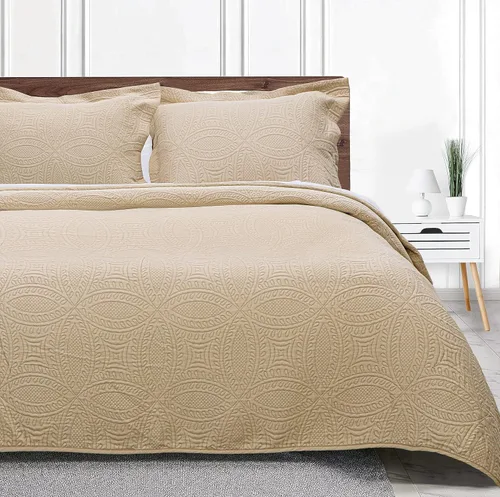 Miniatura 2 de Threadmill Juego de edredón individual – Ropa de cama de algodón y bambú suave y ligera juego de edredón de verano de 2 piezas – Colcha de diseño