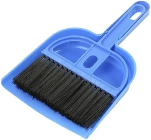 Escoba recogedor Mini Cepillo De Limpieza De Barrido De Escritorio + Recogedor, Escoba De Plástico De Nailon, Mesa, Esquina, Teclado, Mini Limpiador