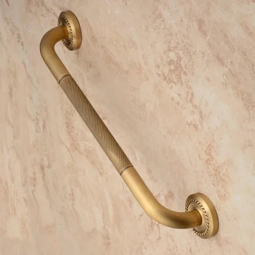 Miniatura 9 de Barra de agarre para ducha, barras de agarre de 17.7 pulgadas para bañeras, duchas, baño, agarres de ducha de latón antideslizantes para personas