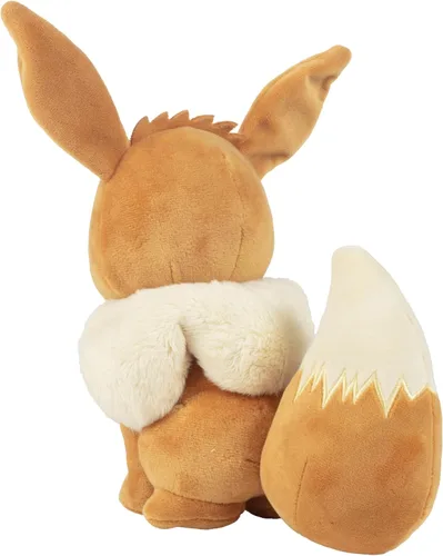 Miniatura 5 de Pokemon - Peluche de Eevee y Pikachu de 8 pulgadas, paquete de 2 – Let's Go Starters – Producto oficial – Auténticas figuras de juguete de peluche