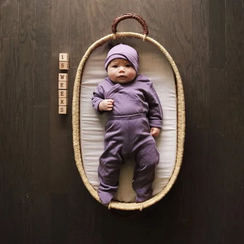 Miniatura 4 de Babysoy Gorro de un solo nudo Rayón de algodón de bambú
