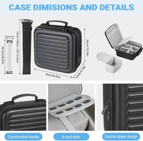 Miniatura 5 de Funda para cámara compatible con Canon EOS Rebel T7/R50/R6 Mark II/R100/R50 V/T6/R8/R10/R5 Mark II/RP/R7/5D Mark IV/SL3/R5/T100 DSLR Cámara SLR