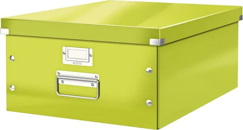 Miniatura 34 de Leitz Caja de almacenamiento A5, rango de clic y tienda 60430001 - Caja de almacenamiento pequeña, blanca A5 Azul (Ice Blue)