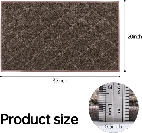 Miniatura 2 de COSY HOMEER - Alfombra antideslizante para esquinas de peldaños interiores, alfombras de escaleras para despegues resistentes al deslizamiento