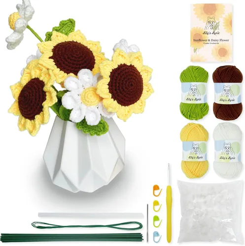 Miniatura 9 de Lily's Lyric Kit de ganchillo y manualidades Cactus Love Tutorial en video paso a paso para adultos adolescentes Idea de regalo