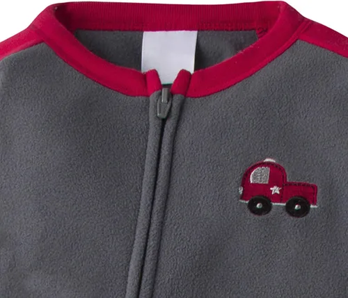 Miniatura 2 de Gerber Baby Boys' Toddler Loose Fit Flame Resistant Fleece Footed Pajamas 2-Pack