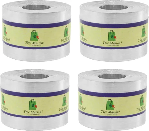Treemaison Tira de aluminio | 1 pulgada | Paquete de 4 | Tira de aluminio Vastu para inodoro | Remedio de tira Vastu | Ancho - 0.984 in, Grosor: