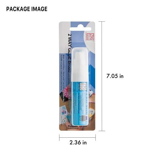 Miniatura 6 de Marcador de adhesivo bidireccional Zig Memory System con punta extragrande