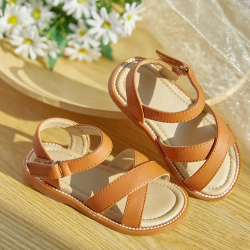 Miniatura 3 de Otter MOMO Girls Sandals Open Toe Princess Flat Sandals with Ruffle Summer Sandals