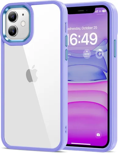 Miniatura 144 de HOOMIL Funda para iPhone 7 Plus/iPhone 8 Plus de 5.5 pulgadas, no amarillea, protección contra caídas, cubierta trasera dura transparente