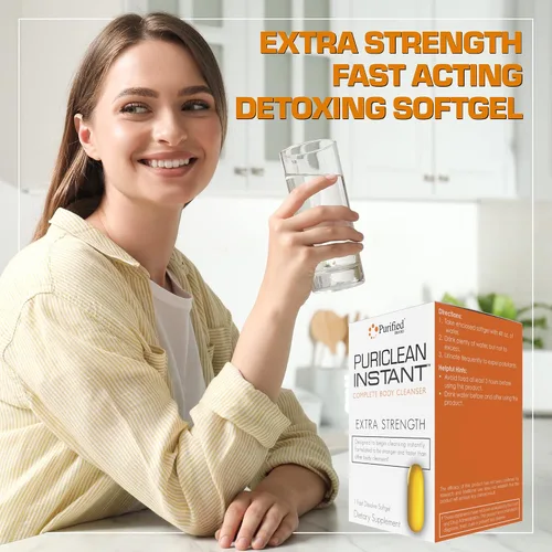 Miniatura 2 de Wellgenix Puriclean Limpiador corporal instantáneo completo, 1 gel suave de acción rápida, desintoxicación de limpieza de hierbas extra fuerte