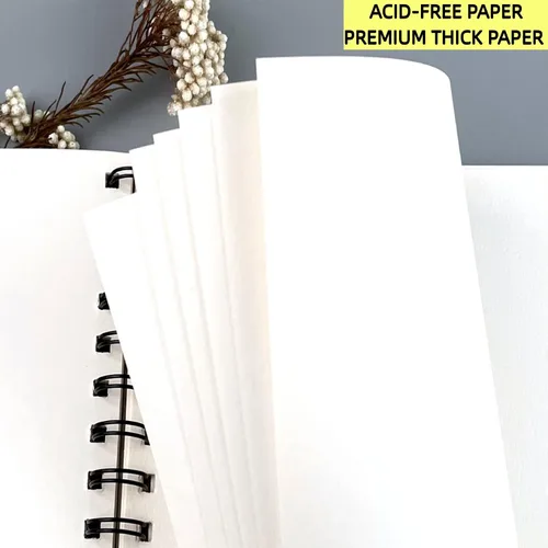 Miniatura 4 de Cuaderno de dibujo de acuarela encuadernado en espiral para principiantes, artistas y profesionales, tamaño portátil de 11.7 x 8.3 pulgadas, 140