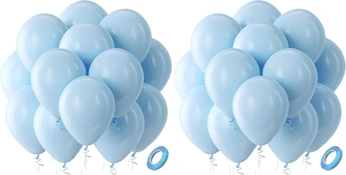 Miniatura 72 de Bezente Globos de látex cromados metálicos plateados, paquete de 100 globos de helio redondos plateados de 12 pulgadas para Año Nuevo, boda