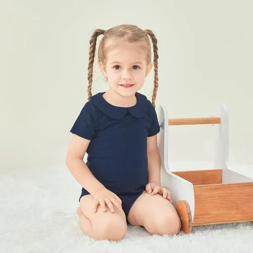 Miniatura 62 de pureborn Mameluco de algodón súper suave para bebés niños y niñas de 0 a 24 meses