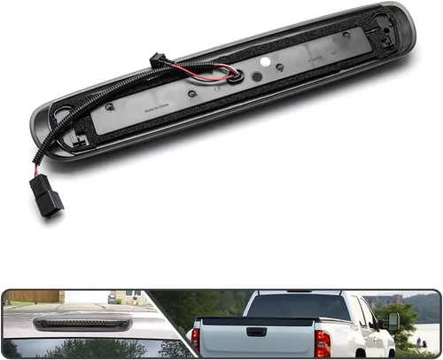 Miniatura 7 de Tercera luz de freno LED para Chevy Silverado GMC Sierra 2007-2014 3ª luces de freno luz de carga blanca con estroboscópica roja OEM lámpara
