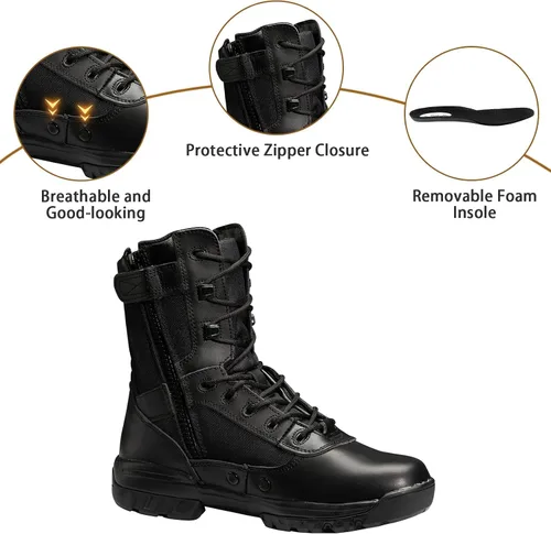 Miniatura 3 de Botas tácticas militares para hombre, botas de la jungla del ej
