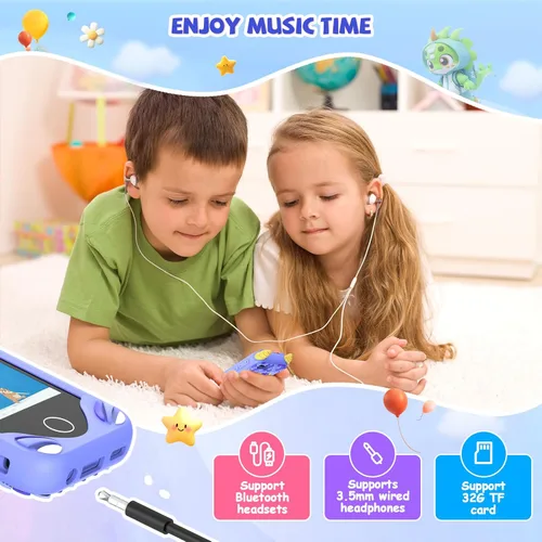 Miniatura 6 de Teléfono inteligente para niños - Regalo de cumpleaños de Navidad para niños de 3, 4, 5, 6 años, juguete para teléfono celular con pantalla táctil