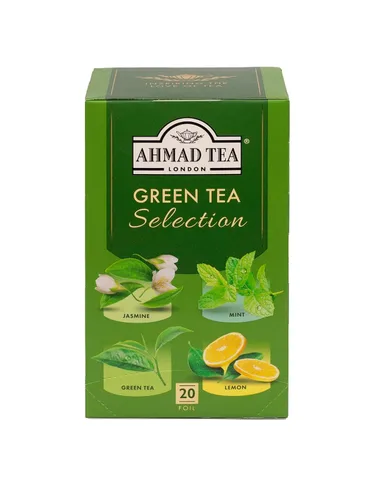 Miniatura 9 de Ahmad Tea Té verde, bolsitas de té verde, 100 unidades, sin cafeína y sin azúcar