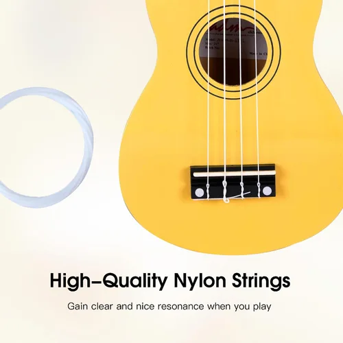Miniatura 3 de ADM Ukelele para principiantes, kit de madera hawaiana para niños, adultos y estudiantes, pack profesional de ukalele con lecciones gratuitas, bolsa