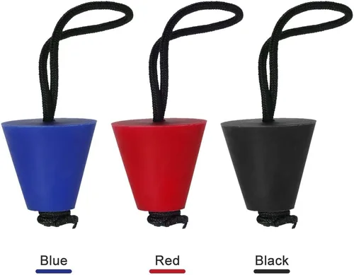 Miniatura 5 de LIXADA El mejor kit de tapón universal para kayak, kit de tapones de drenaje de canoa con orificios de drenaje de canoa, paquete de 4/6/8 Negro X 4