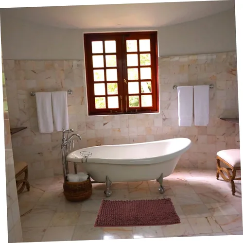 Miniatura 9 de Ciieeo Tapete de baño antideslizante absorbente de felpilla para baño y entrada, tapete multifunción, seguro y práctico para absorción de agua