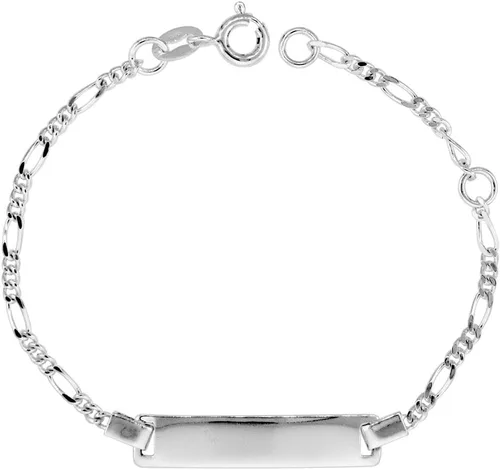 Miniatura 6 de Pequeñas pulseras de plata de ley para mujeres pequeñas y adolescentes, se adaptan a muñecas de 5 a 6 pulgadas