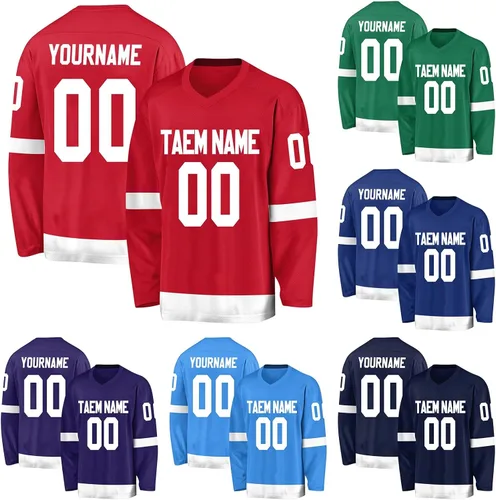 Miniatura 12 de Camisetas de hockey personalizadas para niños y niñas, camiseta de hockey personalizada para niños, regalos de hockey personalizados