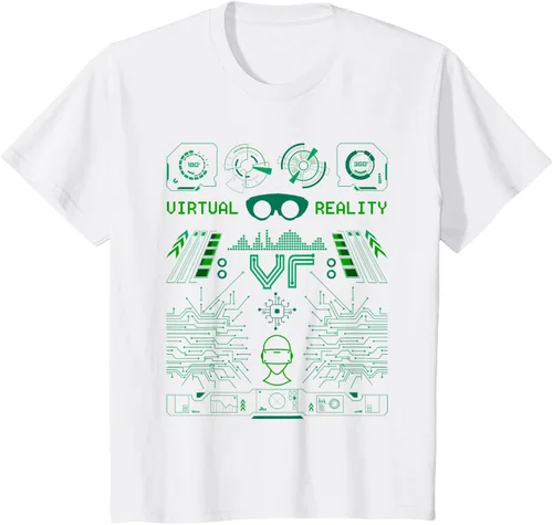 Miniatura 16 de Camiseta de realidad virtual VR Retro Gamers, Negro, S