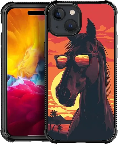 Miniatura 151 de CARLOCA Funda para iPhone XR, diseño de jirafa de cristal, ultra protección, a prueba de golpes, silicona suave TPU antideslizante para iPhone XR