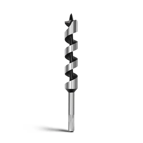 Miniatura 7 de Broca helicoidal de 0.94 x 11.8 pulgadas para madera, broca helicoidal con vástago hexagonal para madera blanda, madera dura, plástico