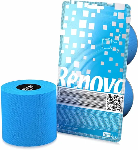 Miniatura 5 de Renova - Papel higiénico rojo de 3 capas, 2 rollos, 140 hojas de calidad prémium