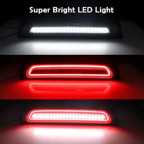 Miniatura 5 de Tercera luz de freno LED compatible con Tundra 2007-2021, luz de freno central trasera de montaje alto, lámpara de carga estroboscópica estilo F1