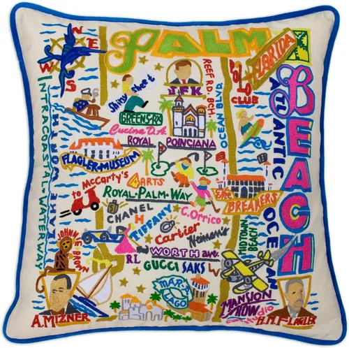 Miniatura 104 de Catstudio Almohada decorativa bordada a mano de Texas
