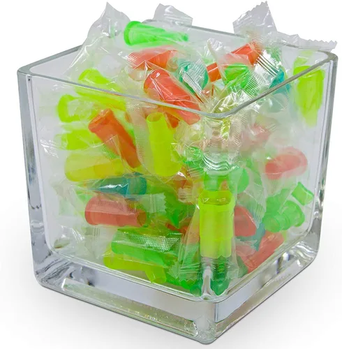 Miniatura 4 de 100 puntas desechables para cachimba, puntas de boca de shisha de plástico multicolor de grado alimenticio, boquillas de cachimba envueltas