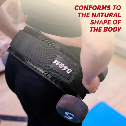 Miniatura 8 de DAGM Hip Thrust Belt for Dumbbells Heavy weights – Ultra-Thick No-Bruise Glute Workout Belt for Women & Men – 500 lbs Capacity – Adjustable for Home