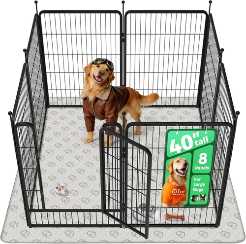 Miniatura 20 de FXW Rollick - Corralito para perros para patio, campamento con casa rodante, patentado, 24 pulgadas, 2 paneles
