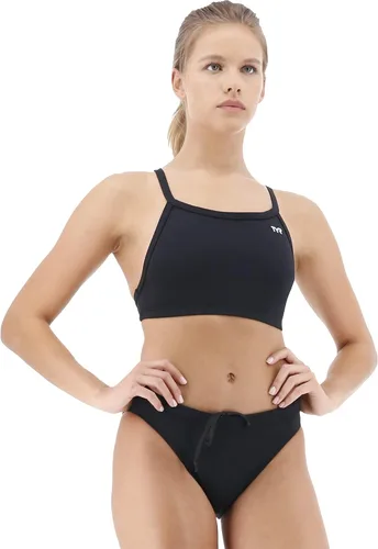 Miniatura 2 de TYR Sport - Bikini de entrenamiento Durafast de tono sólido para mujer con espalda tipo diamante